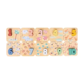 Puzzle Puzzle - Učíme se číslice - safari