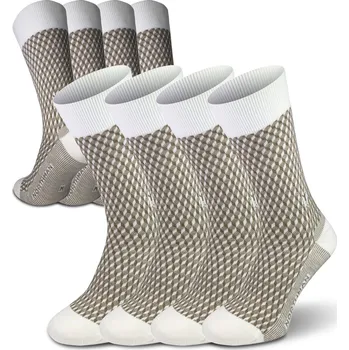 Pánské ponožky Northman Horten Merino ponožky 4-pack Velikost: 45-47 Latte Společenské Merino Ponožky