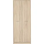 BRW Nepo Plus šatní skříň SZF2D Dub sonoma
