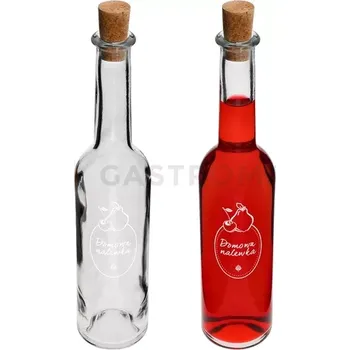 Sklenice Láhev 350 ml s uzávěrem, potisk Domácí | BROWIN, 631732