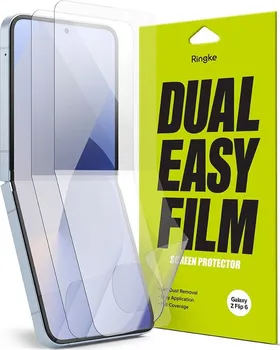 Ringke Dual Easy Film ochranná fólie pro Samsung Galaxy Z Flip6 2 ks čirá