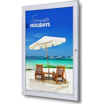 Rám na obraz Uzamykatelný plakátový rám A2