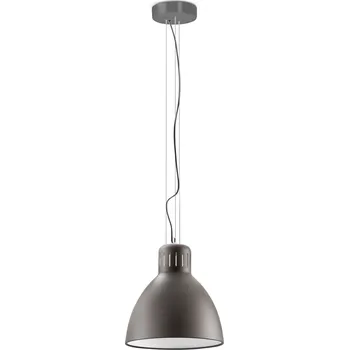 Stojací lampa Leucos JJ Big, šedé závěsné svítidlo, 1x45W LED 2700/3000K stmívatelné, průměr 41cm