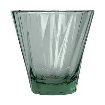 Loveramics - Twisted Cappuccino Glass 180ml - Green