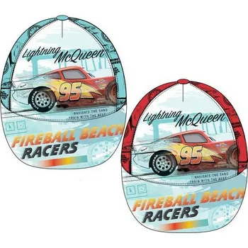 Módní doplněk SUN CITY Dětská kšiltovka Cars Auta Fireball Velikost: 52