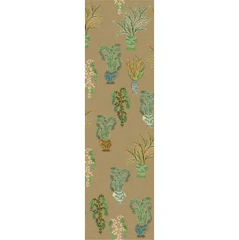 Tapeta Masureel Vliesová obrazová tapeta na zeď, khaki, květiny, DGJOY1021-260, Joy, Masureel, velikost 0,87 x 2,6 m