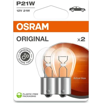 Autožárovka OSRAM P21W 12V 21W BA15s 2ks blistr Original 7506-2BL