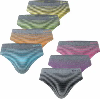 Kalhotky GREENICE Bezešvé kalhotky PRUHY GREE-6412 - 3 ks v balení Velikost: XL/2XL