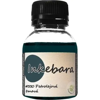 Náplň do psacích potřeb Inkebara Petrolejový tmavý lahvičkový inkoust INKEB330