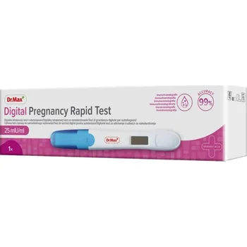 Diagnostický test Dr. Max Digital Pregnancy Rapid Test těhotenský test 1 ks