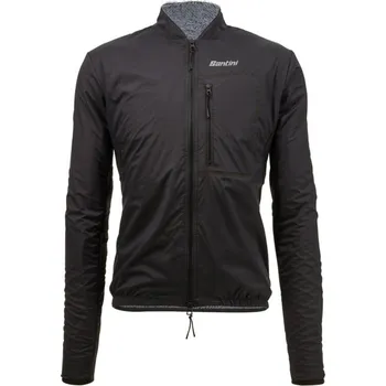 Cyklistická bunda Bunda SANTINI Alpha Trail Black - XL