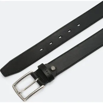 Opasek Bugatti pánský kožený opasek 0164 05 Černá 100