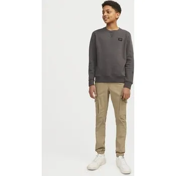 Jack & Jones Junior Kalhoty z materiálu Paul 12193900 Béžová Slim Fit 158