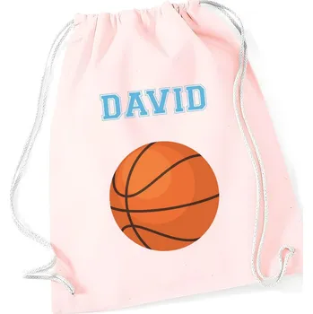 Sportovní vak TRK Vak na záda s vlastním jménem - SPORTY Barva: Růžová