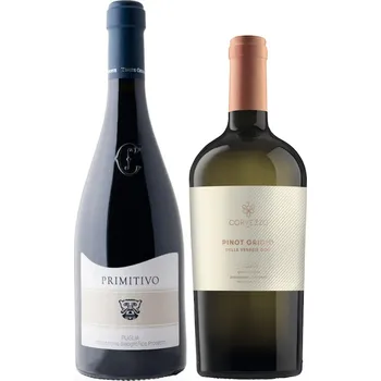 Víno Oceněný Pinot Grigio a Primitivo oblíbené i v Bílém domě - dárek pro ženu