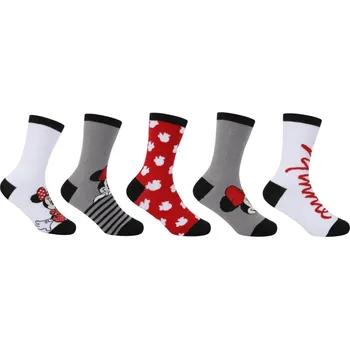 Pánské ponožky Character Character Crew Sock 5pk Junior Minnie Junior 1-6