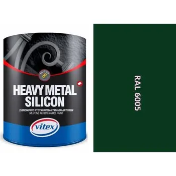 barva na kov VITEX - Alkydová barva na kov a satén RAL 6005 měchově zelená 750ML