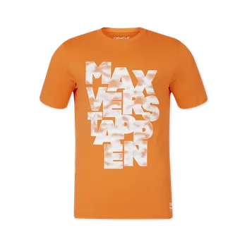 Pánské tričko Tričko Max Verstappen - Red Bull Racing F1 POPART oranžové M