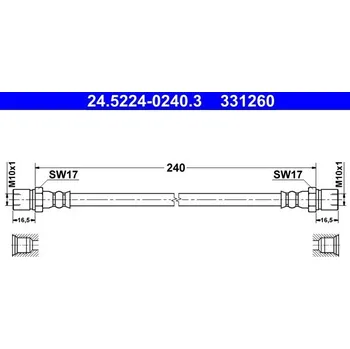 Brzdová hadice Brzdová hadice ATE 24.5224-0240.3