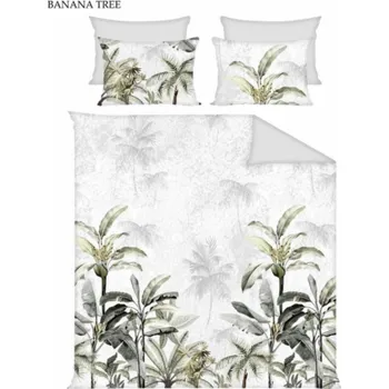 Povlečení POTAH COMPL SATÉN BANÁNOVÝ STROMEK 200X220