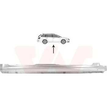 Prah karosérie Nástupní panel VAN WEZEL 7624104