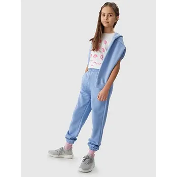 Dívčí tepláky typu jogger 4F velikost 152 modrá