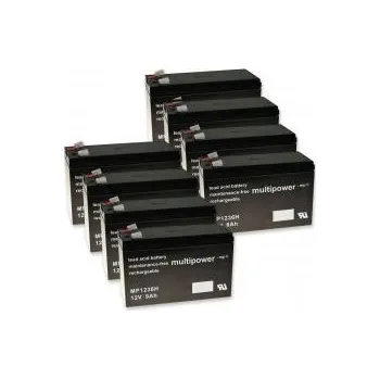 Záložní baterie Olověný akumulátor MP1236H pro APC Smart-UPS SUA3000RMXLI3U - Powery 12V 9Ah