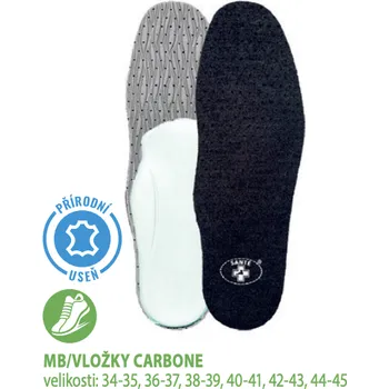 Vložka do bot Santé MB/VLOŽKY CARBONE (34/35-44/45) Velikost: 43