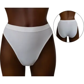 Kalhotky AXIRYA - Bezešvé kalhotky s vysokým pasem - L/XL/bílá