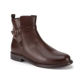 Dámské kozačky Polokozačky Clara Barson WYL3644A-6 Hnědá 36