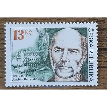 Poštovní známka ČR ** 222, Joachim Barrande a čeští trilobiti, r. 1999