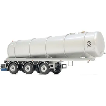 RC model auta MarGe Models Model návěsu cisterny | D-Tec tank trailer stříbrný | MarGe 1:32