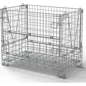 paleta Skládací, drátěný paletový box 1200 x 800 x 995 mm, pozink