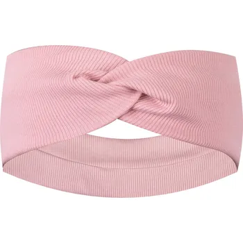 Ebbie Bavlněná čelenka - RŮŽOVÁ - ŽEBROVANÁ Velikost: 1-3