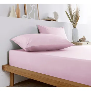 Prostěradlo Růžové napínací jersey prostěradlo s lycrou (pro matrace 190x220 až 200x220 cm)