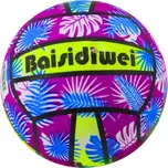 Gumový míč jásavý listy fialový 24 cm