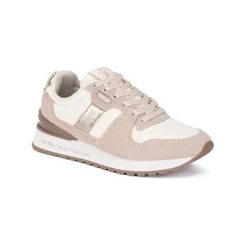 Dámská móda Sneakersy Beverly Hills Polo Club W-3C098-2A324 Béžová 37