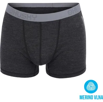 Boxerky Husky Merino termoprádlo Boxerky pánské XL, black