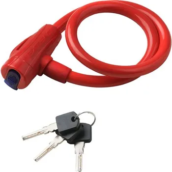 Zámek na kolo Zámek EXTEND Companion 12x650mm - Red