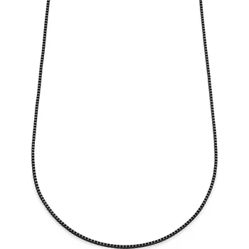 Řetízek Essentials | 2mm kostičkovaný řetízek v&nbsp;černé barvě gunmetal - Lucleon