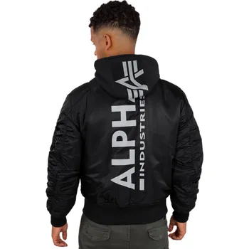 Pánský bomber bunda pánská (bomber) ALPHA INDUSTRIES - MA-1 - black/reflective_128113 - XL