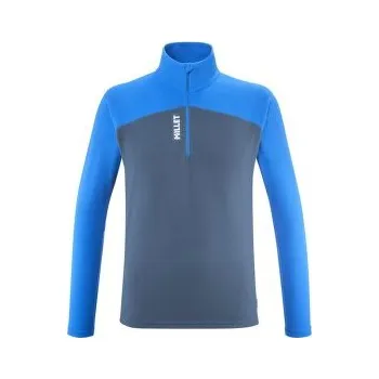 Pánská softshellová bunda Millet K Lightgrid PO Men DARK DENIM/ICON BLUE modrá L