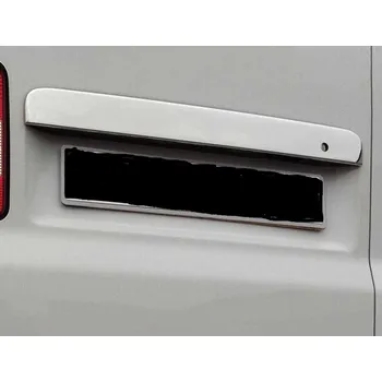 Lišta karosérie Nerezová lišta zadních dveří nad SPZ Volkswagen Transportér T5 dvojité dveře