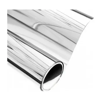 Polep vozidla Zrcadlová samolepící auto fólie na okna 152x1500cm - interiér/exteriér