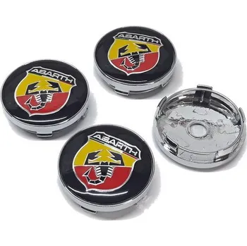 Alu kolo Pokličky do kol Abarth Středy kol chrom