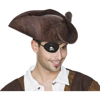 Klobouk Třírohý kožený klobouk