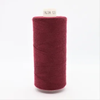 Nit Ariadna Polyesterová niť Talia 120 - 1000m vínová 827