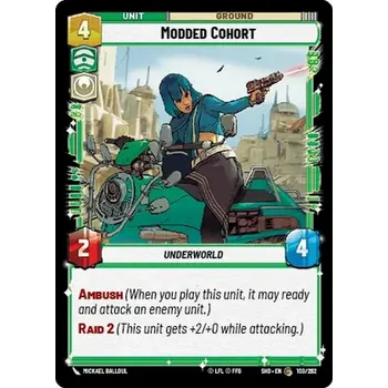 Sběratelská karetní hra Modded Cohort 100/262 - Shadows of the Galaxy Typ karty: Foil