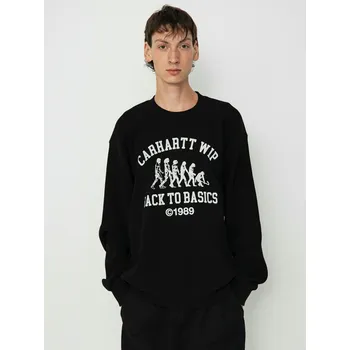 Pánská mikina Carhartt WIP Main Basics (black/white) XL, černá