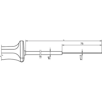 Termočlánek Teplotní čidlo - ponorné AHLBORN ALMEMO FTA125L0300H
